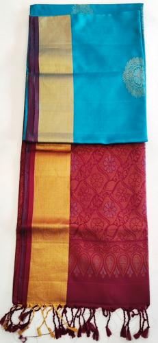 SOFT SILK SAREE WITH BLOUSE